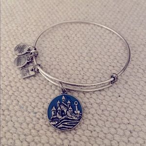 Alex and Ani Sandcastle silver bracelet